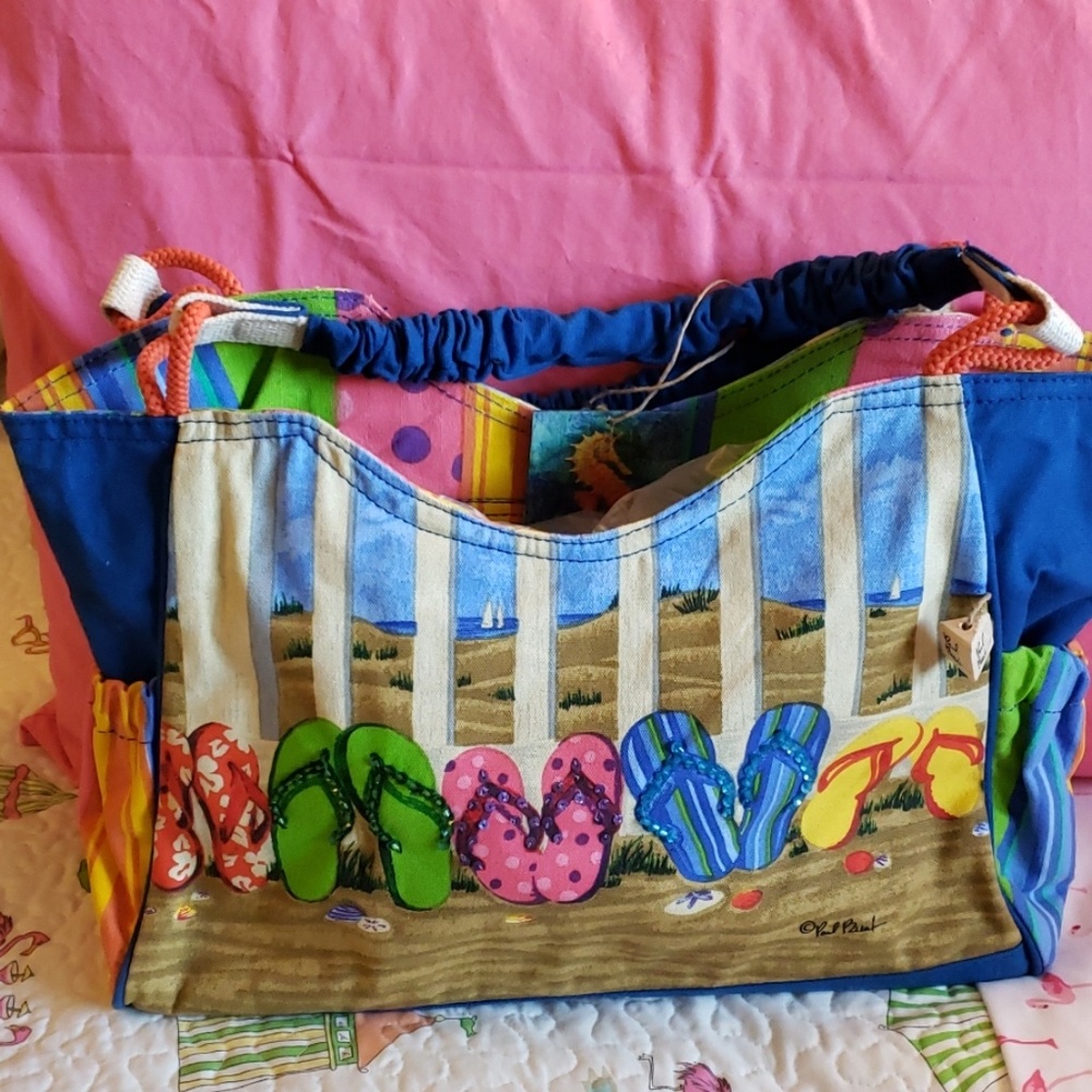 Flip flop tote